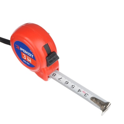 Изображение товара Рулетка  3м*16мм РОКОТ (12шт/уп)(120шт/кор) в Миди Лтд