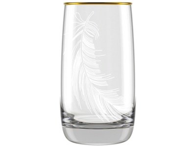 Стакан Перо 330мл 6шт (4шт/уп) - фото в Миди Лтд Изображение товара Стакан Перо 330мл 6шт (4шт/уп) в Миди Лтд