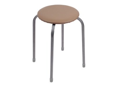 Табурет Эконом NIKA 440х450мм бежевый - фото в Миди Лтд Изображение товара Табурет Эконом NIKA 440х450мм бежевый в Миди Лтд