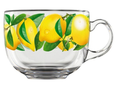 Изображение товара Кружка для чая Лимоны 480мл (12шт/уп) в Миди Лтд