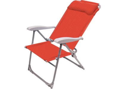 Изображение товара Кресло-шезлонг NIKA 750x590x1090 гранатовое Х в Миди Лтд