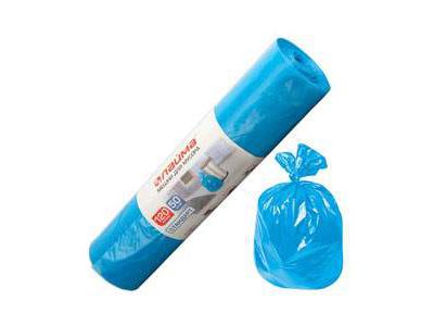 Мешки для мусора 120л,  5шт с завязками 70*110см - фото в Миди Лтд Изображение товара Мешки для мусора 120л,  5шт с завязками 70*110см в Миди Лтд