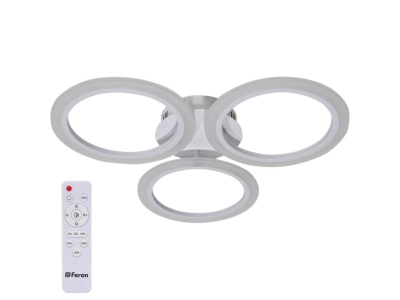 Изображение товара Светильник светодиодный Feron AL5930 Flow с пультом ДУ 72Вт 3000-6500К 4200лм IP20 в Миди Лтд