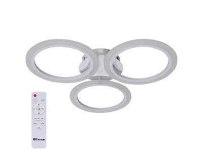 Изображение товара Светильник светодиодный Feron AL5930 Flow с пультом ДУ 72Вт 3000-6500К 4200лм IP20 в Миди Лтд