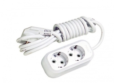 Удлинитель 2 гнезда с/з 10м (25шт/кор) - фото в Миди Лтд Изображение товара Удлинитель 2 гнезда с/з 10м (25шт/кор) в Миди Лтд