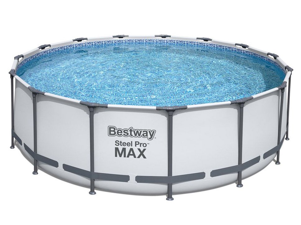Изображение товара Бассейн каркасный BESTWAY полный комплект 457*122см 16015л 56438 в Миди Лтд