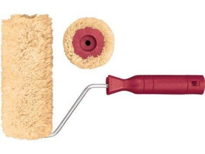 Изображение товара Валик полиакриловый нитяной стерж система диаметр 40*76 мм ворс 18 мм бюгель 6 мм 230 мм в Миди Лтд