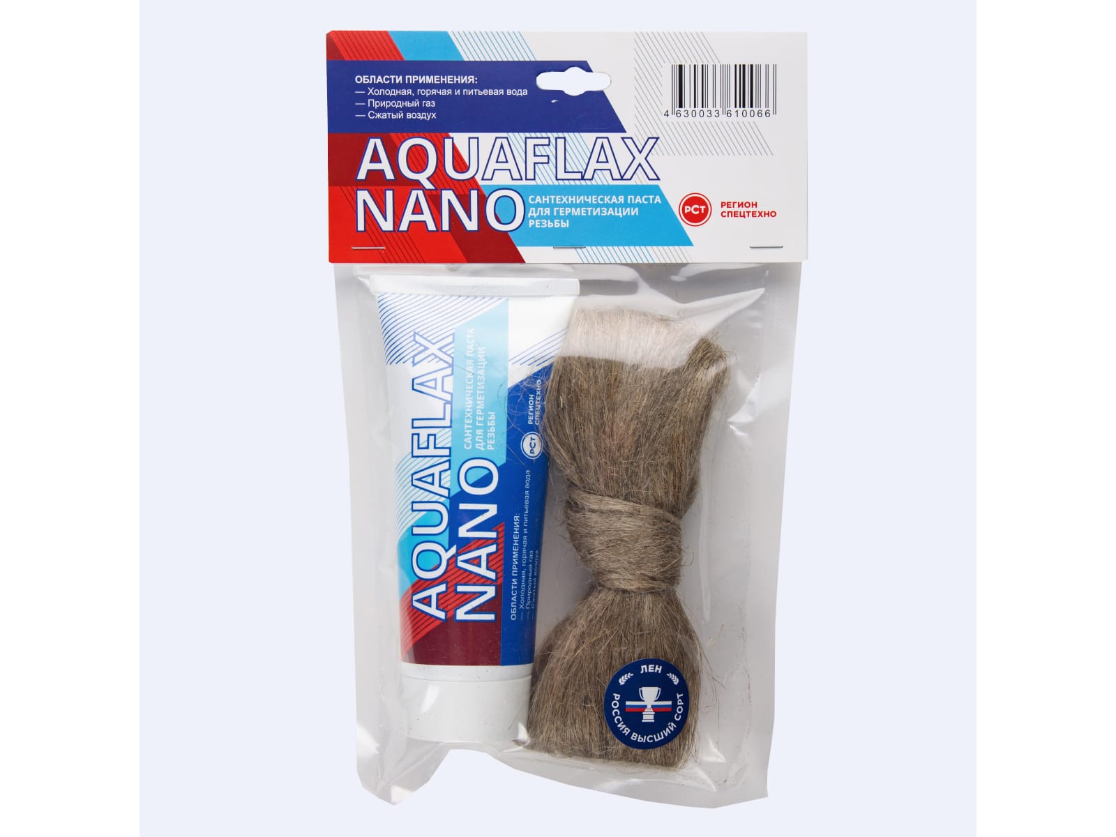 Изображение товара Набор AguaflaxNano паста 270гр тюбик + 40гр лён (10шт/уп) в Миди Лтд