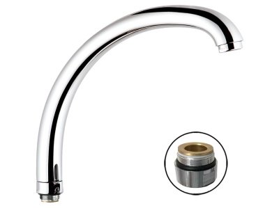 Изображение товара Излив ZEGOR нерж. сталь внутренняя резьба в Миди Лтд