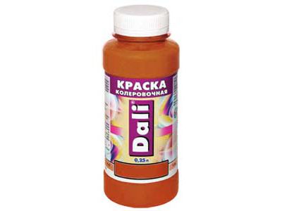 Изображение товара Краска колеровочная DALI красно-коричневый 0,25л (12шт/уп) в Миди Лтд