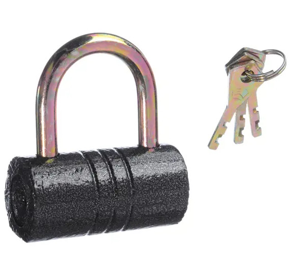 Замок навесной 75мм Ермак Гаражный (48шт/кор) - фото в Миди Лтд Изображение товара Замок навесной 75мм Ермак Гаражный (48шт/кор) в Миди Лтд