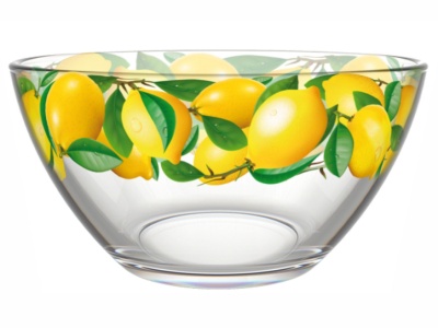 Салатник большой Лимоны 1500мл (6шт/уп) - фото в Миди Лтд Изображение товара Салатник большой Лимоны 1500мл (6шт/уп) в Миди Лтд