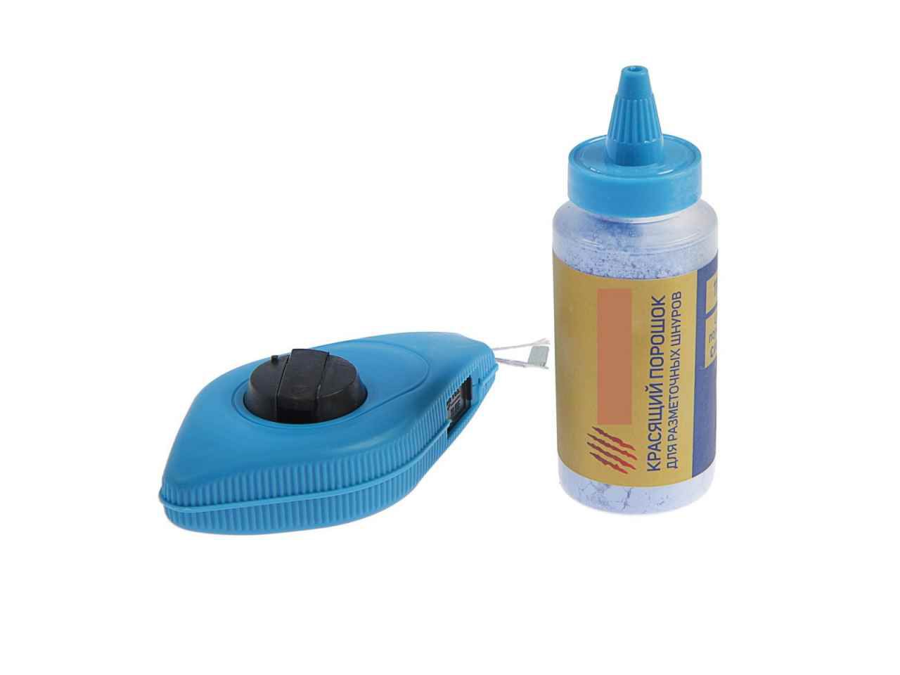 Шнур нейлоновый разметочный 30м+Порошок 115гр Spark LUX - фото в Миди Лтд Изображение товара Шнур нейлоновый разметочный 30м+Порошок 115гр Spark LUX в Миди Лтд