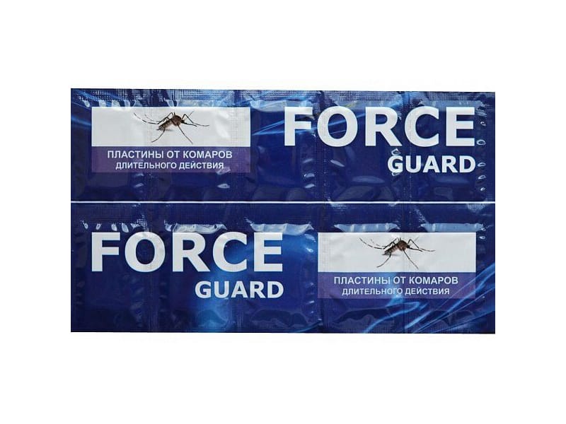Пластины от комаров FORCE длительного действия синие (10шт/уп) - фото в Миди Лтд Изображение товара Пластины от комаров FORCE длительного действия синие (10шт/уп) в Миди Лтд
