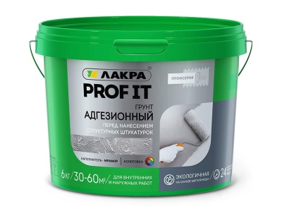 Грунт адгезионный ЛАКРА PROF IT 14кг (44шт/пал) - фото в Миди Лтд Изображение товара Грунт адгезионный ЛАКРА PROF IT 14кг (44шт/пал) в Миди Лтд