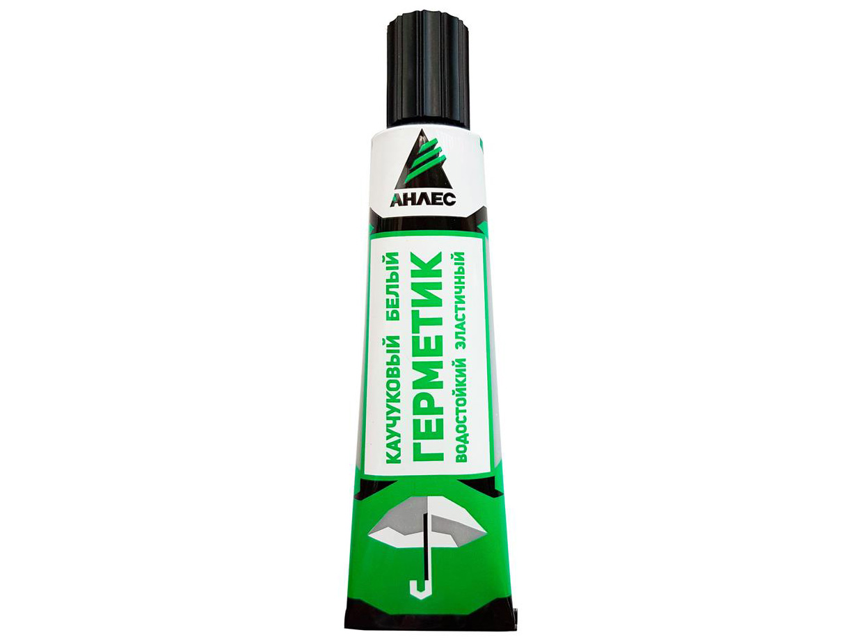 Изображение товара Герметик каучуковый АНЛЕС белый 40мл (50шт/уп) в Миди Лтд