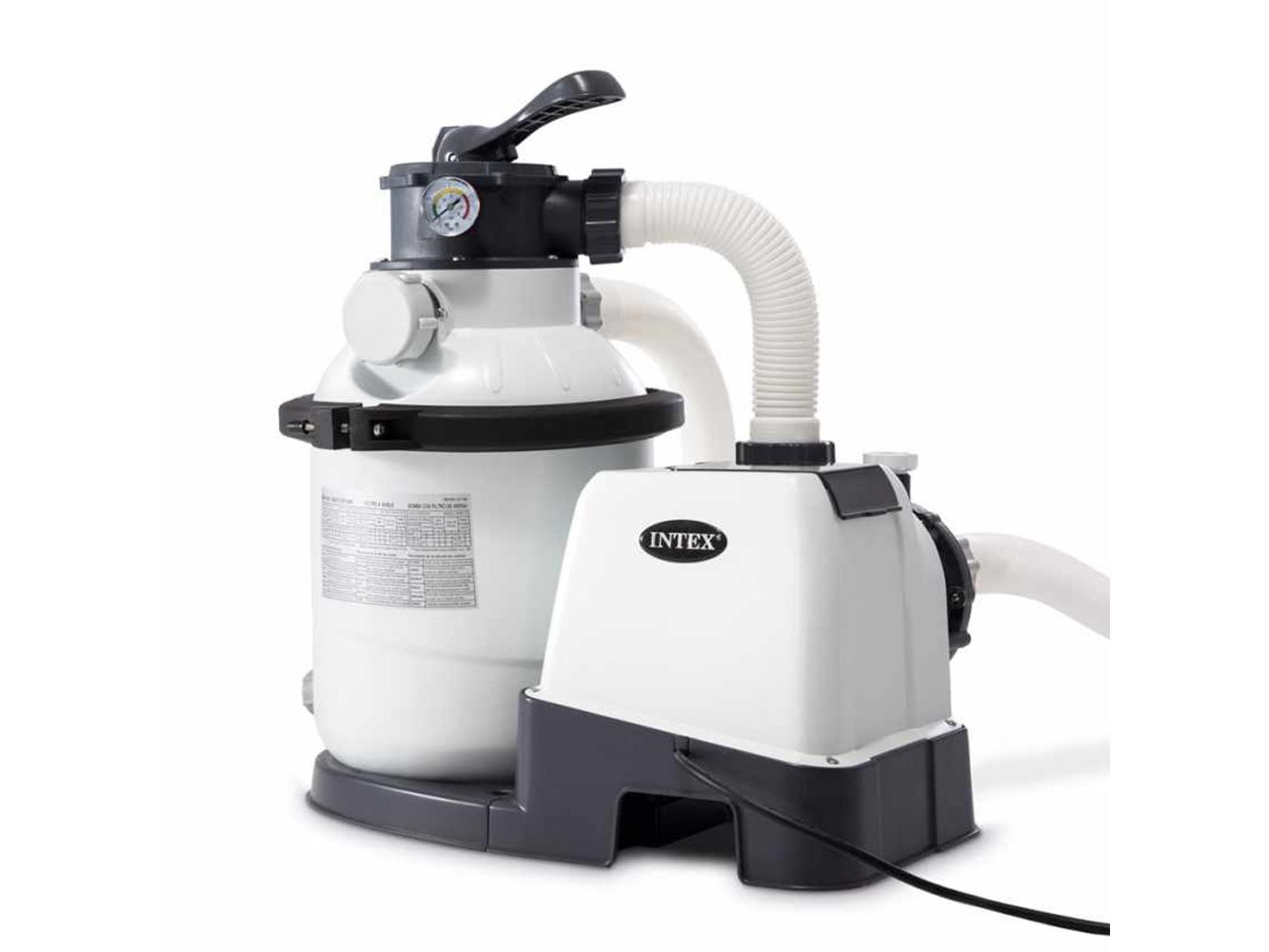 Фильтр-насос для бассейнов песчаный INTEX 220-240В 4 м3/час 26644 - фото в Миди Лтд Изображение товара Фильтр-насос для бассейнов песчаный INTEX 220-240В 4 м3/час 26644 в Миди Лтд
