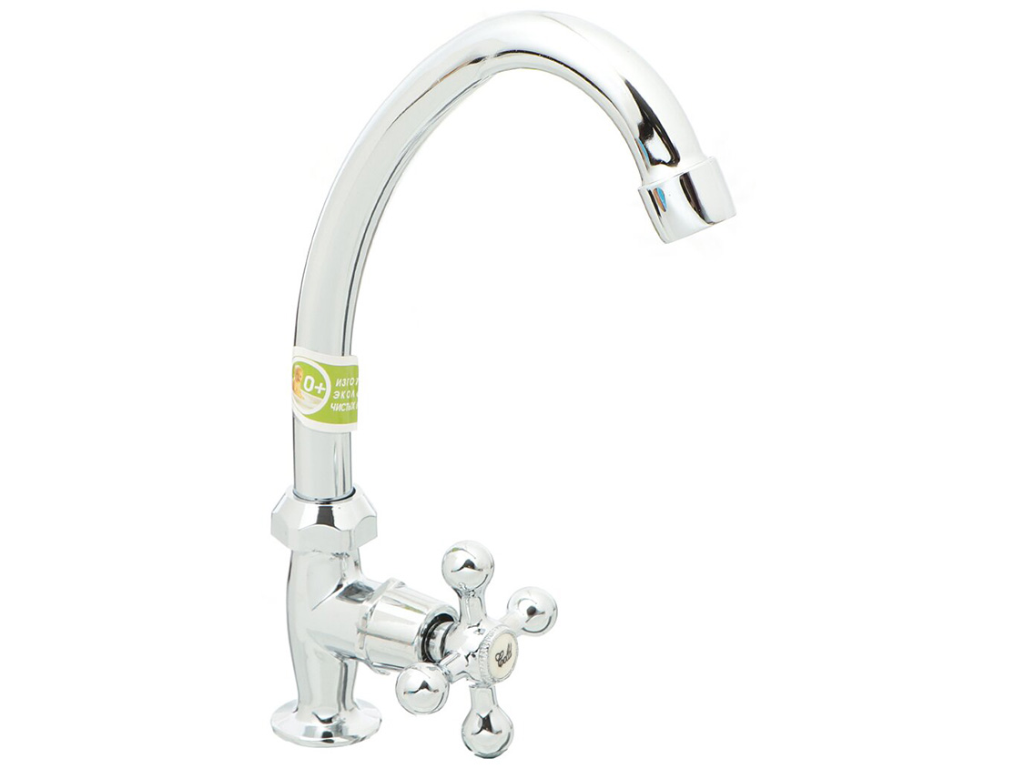 Изображение товара Смеситель для кухни, Juguni, с кран-буксой, для одного типа воды, хром, JGN1140 в Миди Лтд