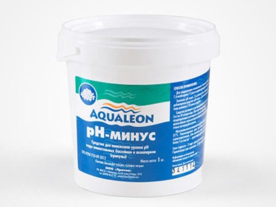 Регулятор pH-минус АКВАЛЕОН гранулы 1кг (6шт/уп) - фото в Миди Лтд Изображение товара Регулятор pH-минус АКВАЛЕОН гранулы 1кг (6шт/уп) в Миди Лтд
