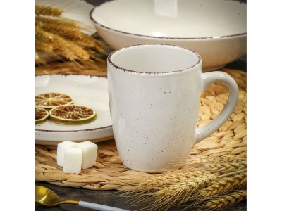 Изображение товара Кружка керамика 370мл Daniks White Fusion белая (12шт/уп) в Миди Лтд