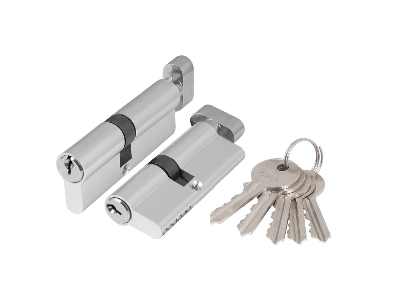 Цилиндр. механизм AZ1002Knob80 (30+10+40) CP хром  - фото в Миди Лтд Изображение товара Цилиндр. механизм AZ1002Knob80 (30+10+40) CP хром  в Миди Лтд