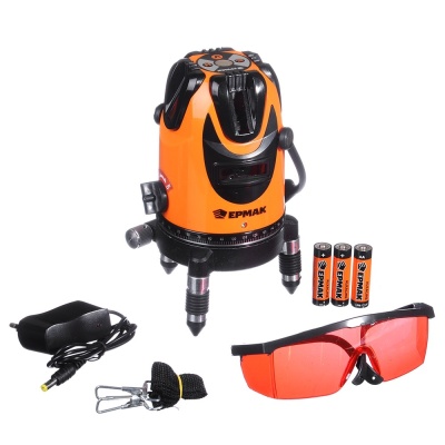 Изображение товара Уровень лазерный ЕРМАК 3 луча 15м кейс (8шт/кор)   Х в Миди Лтд