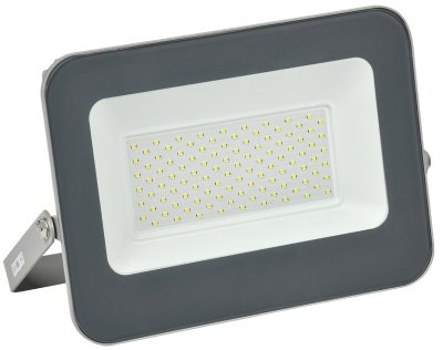 Прожектор светодиодный 100Вт ИЭК СДО 07-100 LED 6500К IP65 серый - фото в Миди Лтд Изображение товара Прожектор светодиодный 100Вт ИЭК СДО 07-100 LED 6500К IP65 серый в Миди Лтд