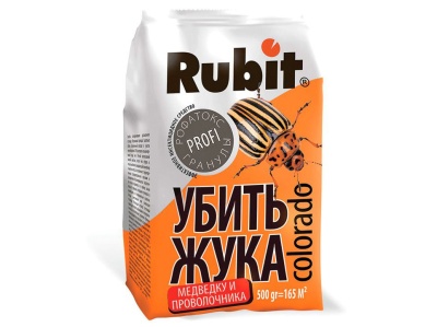 Изображение товара Средство РУБИТ РОФАТОКС гранулы от колорадского жука 0,5кг (20шт/уп) в Миди Лтд