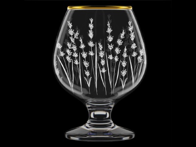 Изображение товара Бокал для бренди Лаванда 385мл 6шт (3шт/уп) Х в Миди Лтд