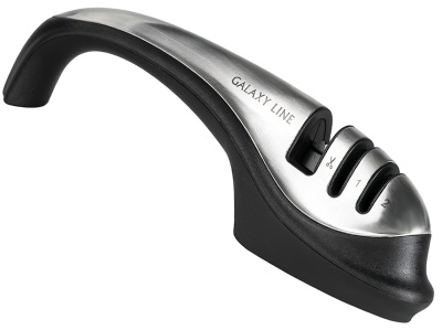 Изображение товара Механическая точилка для ножей и ножниц GALAXY LINE GL 9012 2 этапа обработки в Миди Лтд