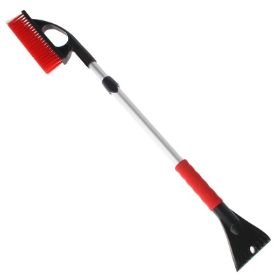 Изображение товара Щетка для уборки снега со скребком расщепленная щетина 82-115 см NEW GALAXY в Миди Лтд