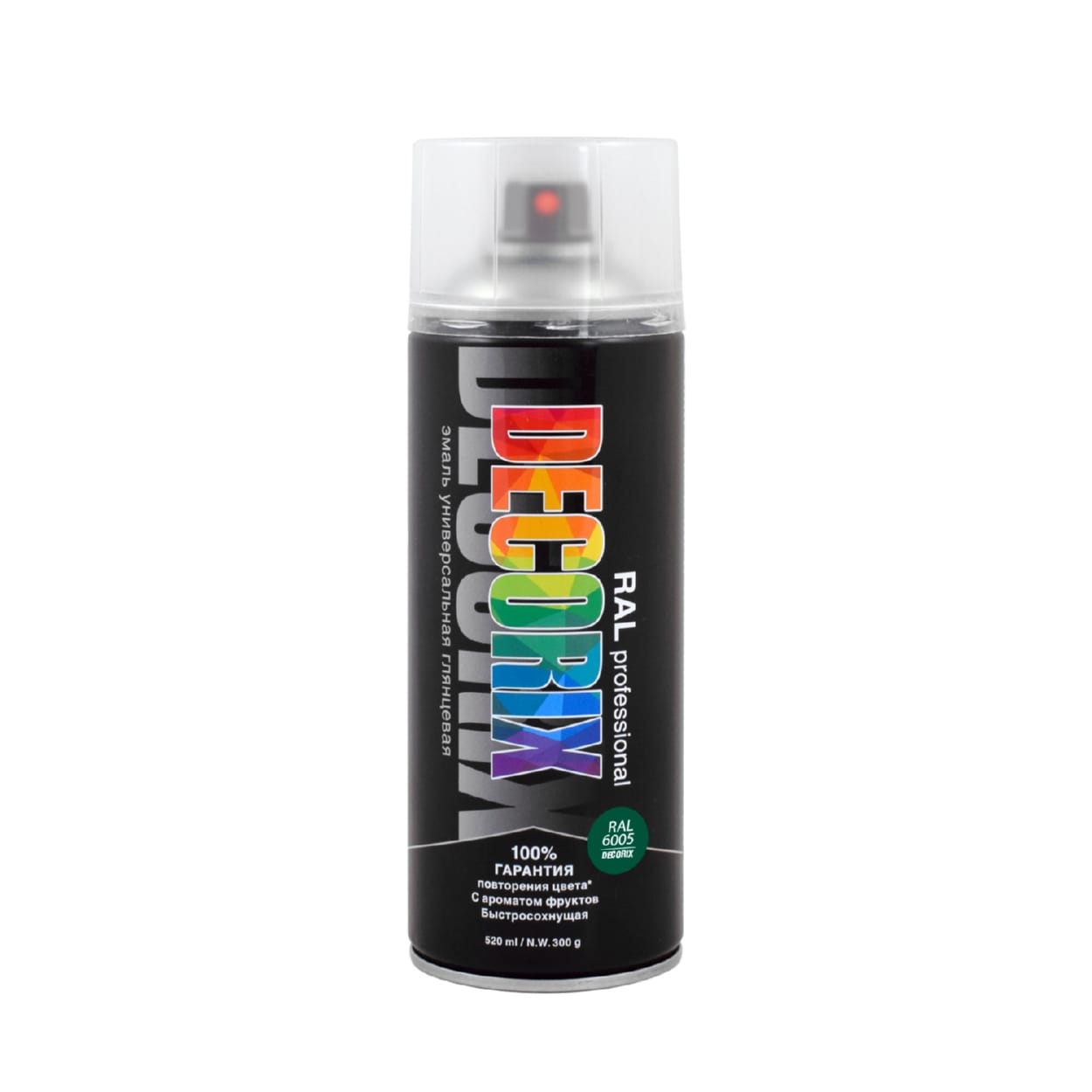 Изображение товара Эмаль аэрозольная Decorix Professional RAL6005 Зеленый мох 520мл (12шт/уп, 840шт/пал) в Миди Лтд
