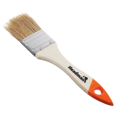 Кисть малярная плоская Бейсик 38мм натуральная щетина HEADMAN (12шт/уп) - фото в Миди Лтд Изображение товара Кисть малярная плоская Бейсик 38мм натуральная щетина HEADMAN (12шт/уп) в Миди Лтд