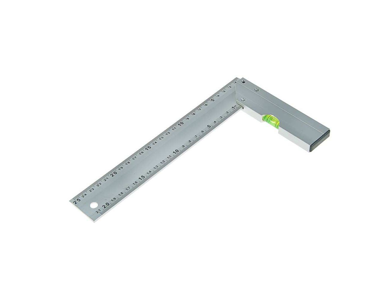 Изображение товара Угольник столярный XPERT алюминиевый литой с уровнем 250мм в Миди Лтд