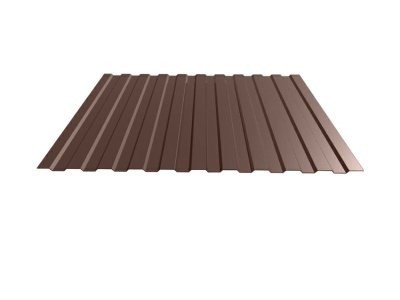 Профнастил C8 0.35x1220x1700 (Ral8017 шоколад) (200шт/пал) - фото в Миди Лтд Изображение товара Профнастил C8 0.35x1220x1700 (Ral8017 шоколад) (200шт/пал) в Миди Лтд