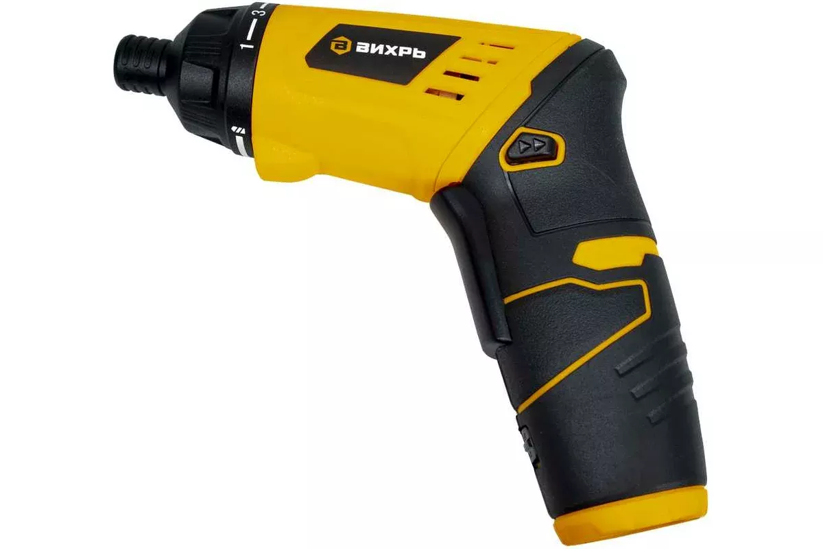 Отвертка аккумуляторная Вихрь ОА-3,6-ТФ 3В 250об/мин Х - фото в Миди Лтд Изображение товара Отвертка аккумуляторная Вихрь ОА-3,6-ТФ 3В 250об/мин Х в Миди Лтд