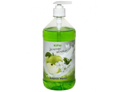 Изображение товара Мыло жидкое Зеленое яблоко универсальное ПЭТ 0,9л с дозатором (20шт/уп) в Миди Лтд