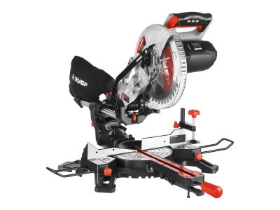 Пила торцовочная с протяжкой ЗУБР d255*30мм 1800ВТ - фото в Миди Лтд Изображение товара Пила торцовочная с протяжкой ЗУБР d255*30мм 1800ВТ в Миди Лтд