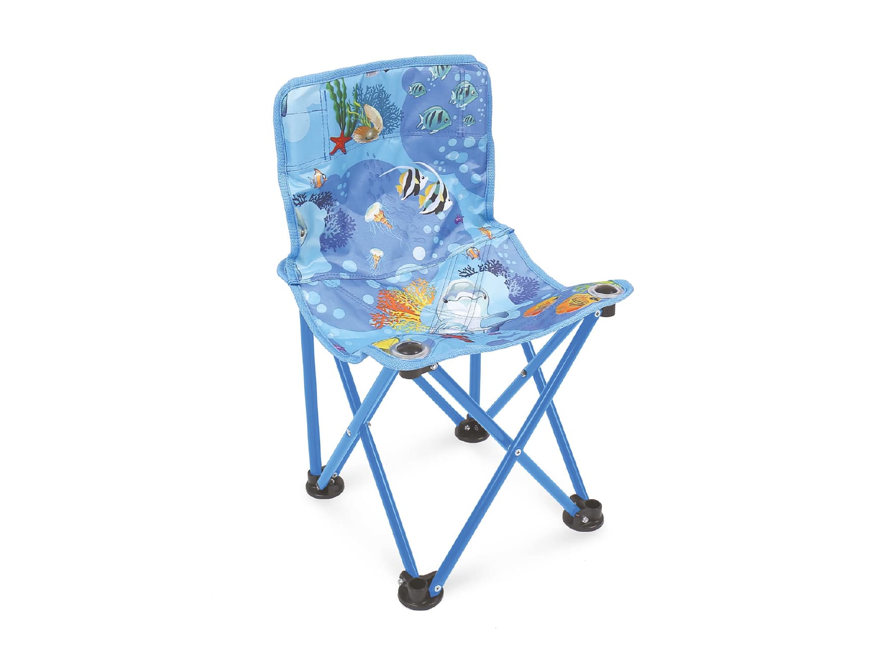 Изображение товара Стул складной походный детский Премиум детский NIKA 290x290x550 с рыбками в Миди Лтд