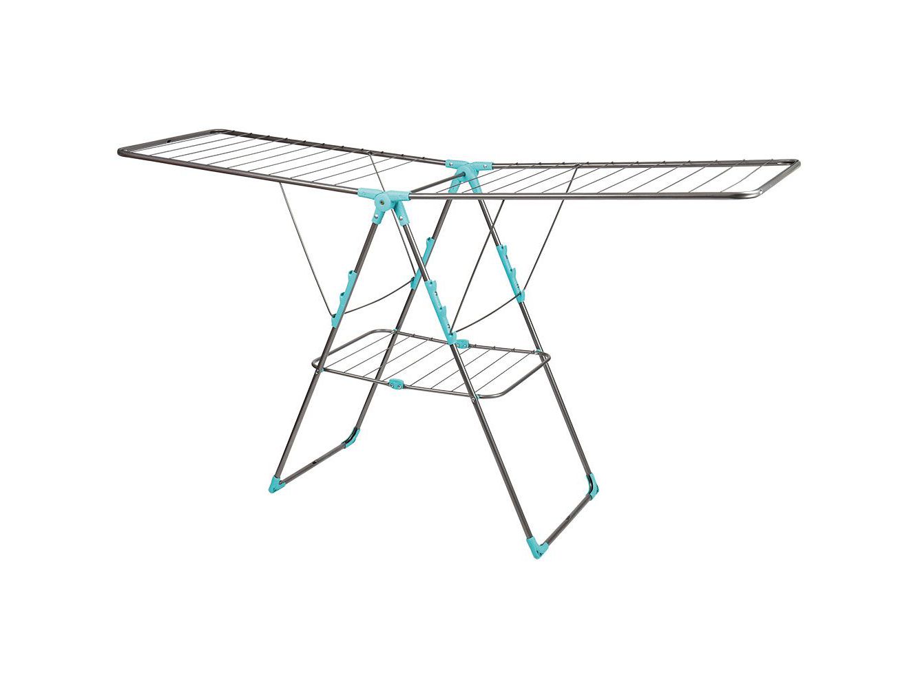 Изображение товара Сушилка для белья напольная NIKA 1815х515х930 21м серебряная в Миди Лтд