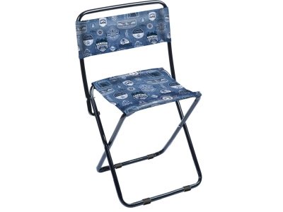 Изображение товара Стул складной походный со спинкой NIKA 385x370x650 джинс Х в Миди Лтд