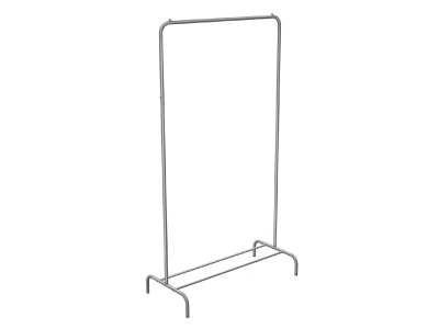 Изображение товара Вешалка гардеробная NIKA цвет серый в Миди Лтд