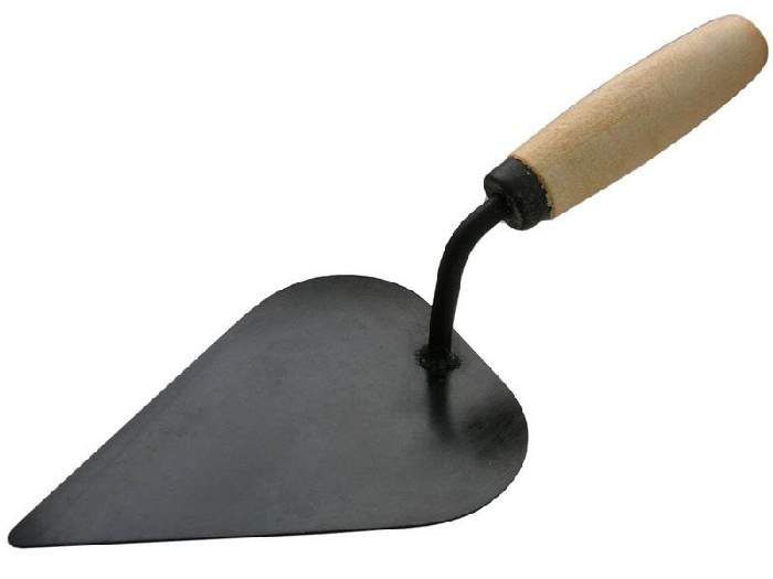 Кельма штукатура КШ с дер.ручкой (10шт/уп) - фото в Миди Лтд Изображение товара Кельма штукатура КШ с дер.ручкой (10шт/уп) в Миди Лтд