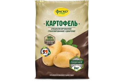 Изображение товара Удобрение минеральное ФАСКО Картофель 3кг (10шт/уп) в Миди Лтд