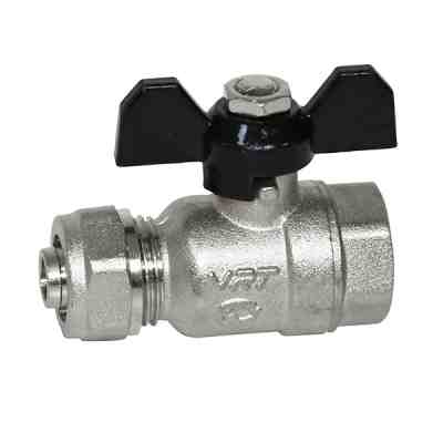 Кран шаровой для м/п 1/2*16 ш/ц (10шт/уп) - фото в Миди Лтд Изображение товара Кран шаровой для м/п 1/2*16 ш/ц (10шт/уп) в Миди Лтд