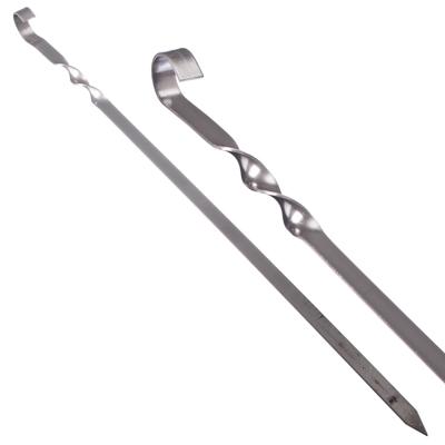 Изображение товара Шампур плоский 410х10х1.5мм, нерж.зерк. сталь в Миди Лтд