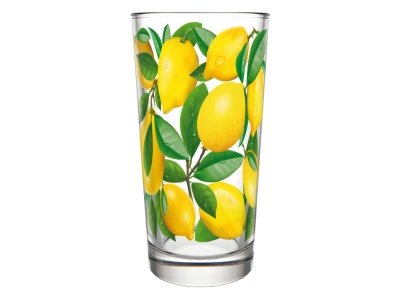 Изображение товара Стакан Лимоны 230мл 6шт (4шт/уп) в Миди Лтд