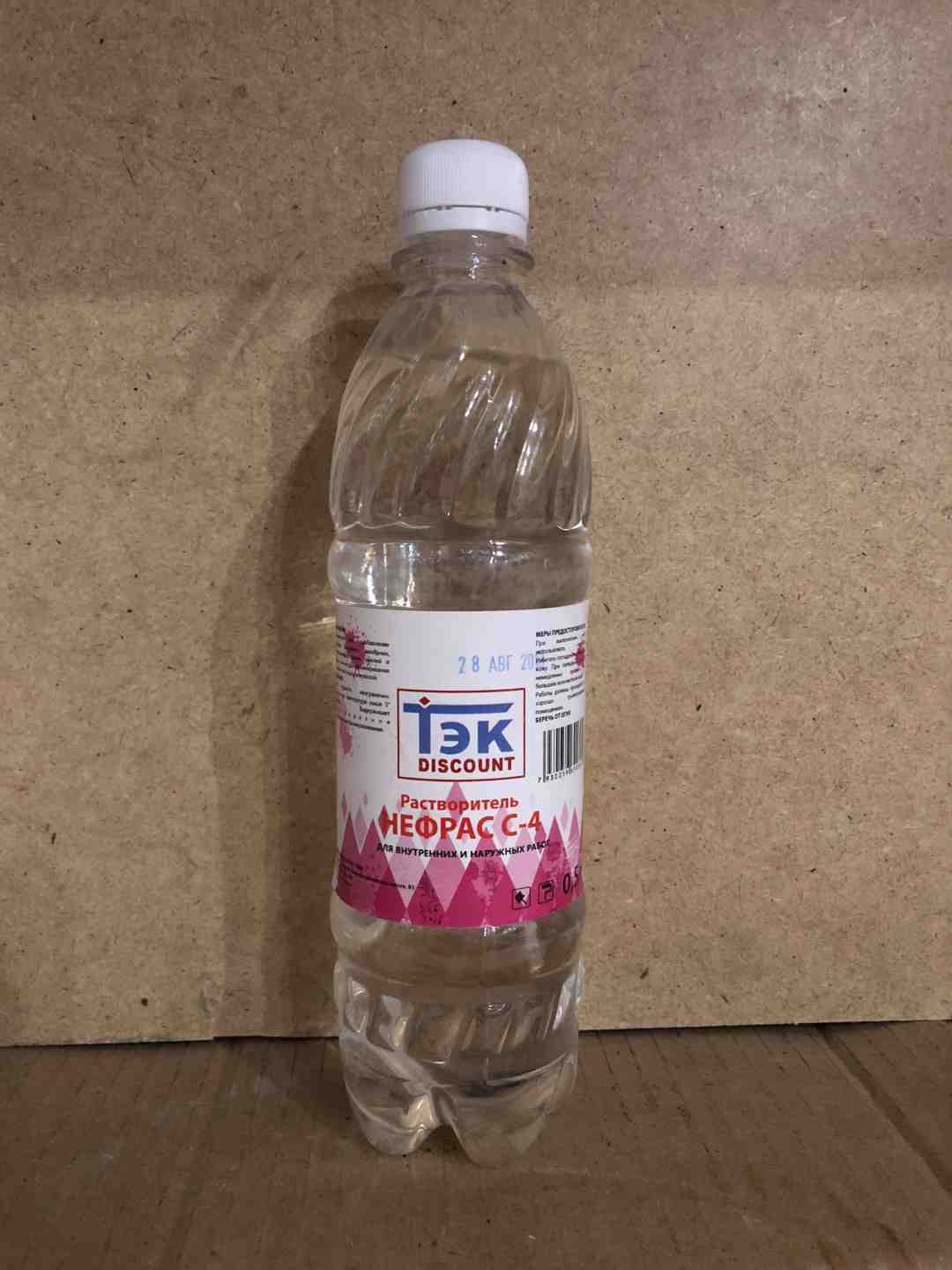 Изображение товара Растворитель Нефрас ТЭК 0,5л (25шт/уп; 1200шт/пал) в Миди Лтд