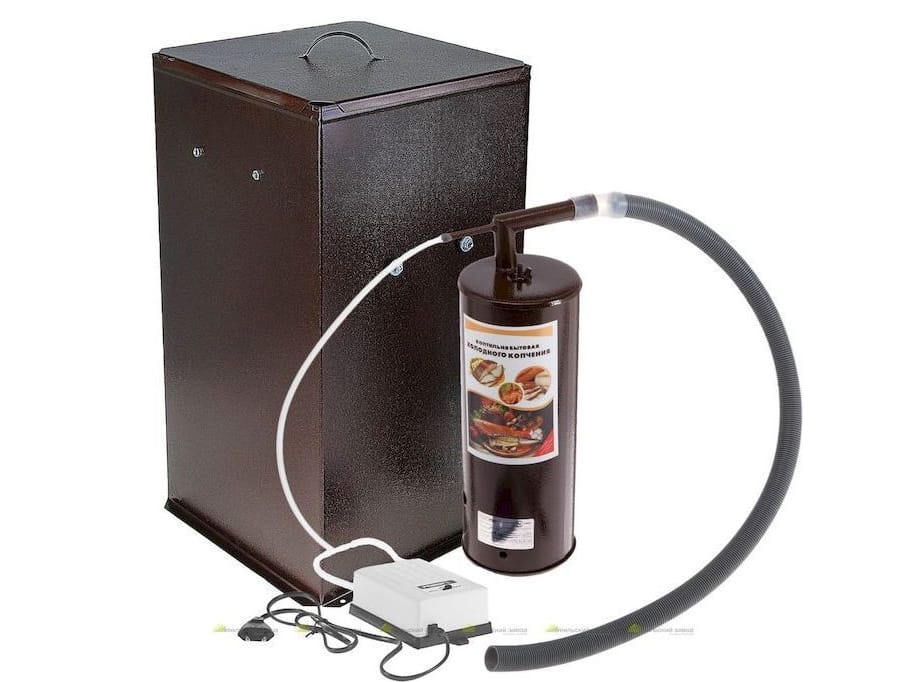 Коптильня холодного копчения (дымогенератор+емкость для копчения 50л) Дым Дымыч 01Б УЗБИ - фото в Миди Лтд Изображение товара Коптильня холодного копчения (дымогенератор+емкость для копчения 50л) Дым Дымыч 01Б УЗБИ в Миди Лтд