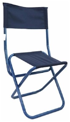 Изображение товара Стул туристический СЛЕДОПЫТ складной большой со спинкой 420х490х940мм труба сталь 25х1мм цвет тёмно  в Миди Лтд